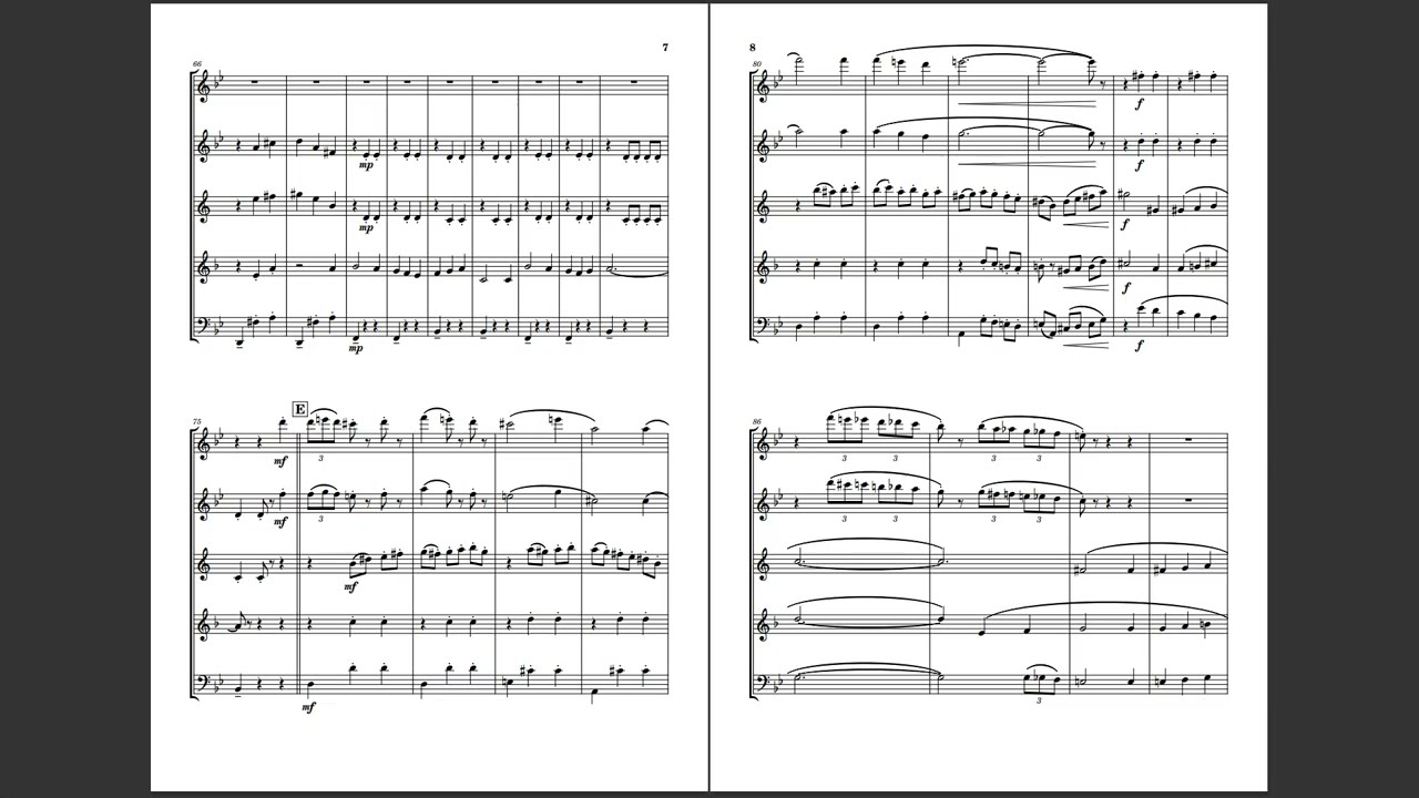 Studio Ghibli Medley Wind Quintet Arrangement