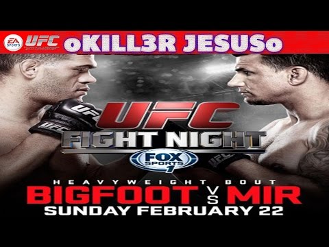 Antonio Silva vs Frank Mir Full Fight UFC Fight Night 61 Bigfoot vs Mir I EA Sports UFC PS4 XBOX ONE