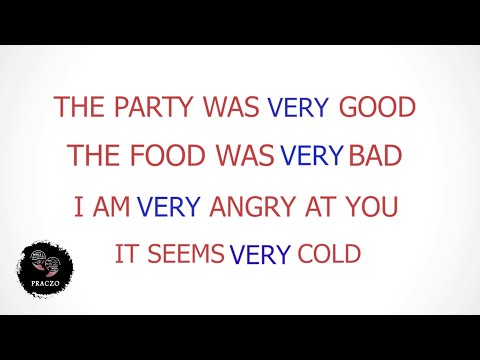 Use of the word 'VERY'