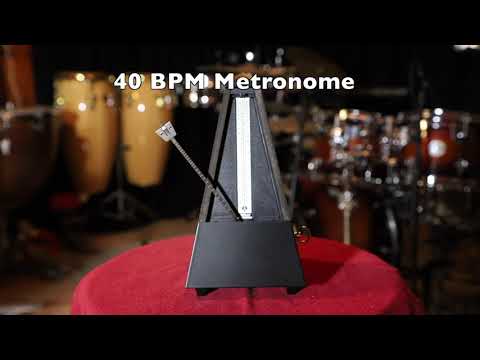 REAL Metronome - 40 bpm - Wittner Model No. 806m