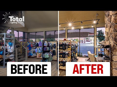Transforming a Retail Store with an Affordable & Easy-to-Install Suspended Track Lighting System