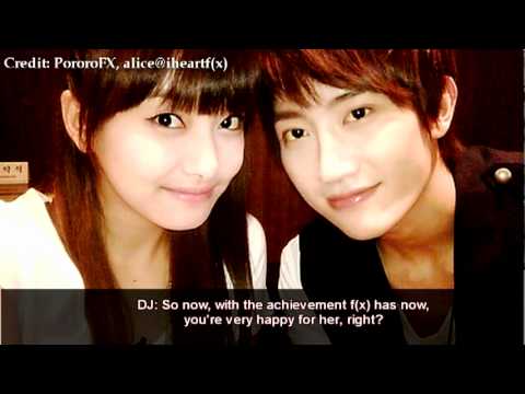 110517 (SJM) Zhou Mi talks about f(x) Victoria on radio show (ENG)