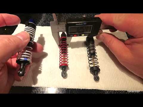 Stock Traxxas shock vs Traxxas Big Bore shock