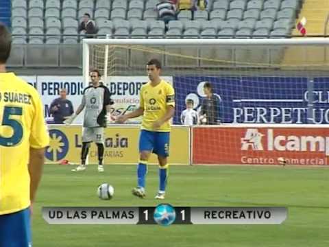 2ª División 09/10 - 29ª Jornada - UD Las Palmas vs Recreativo de Huelva (1-1) MIGUEL GARCÍA (P)