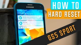 How to Restore Samsung Galaxy S5 Sport - Hard Reset