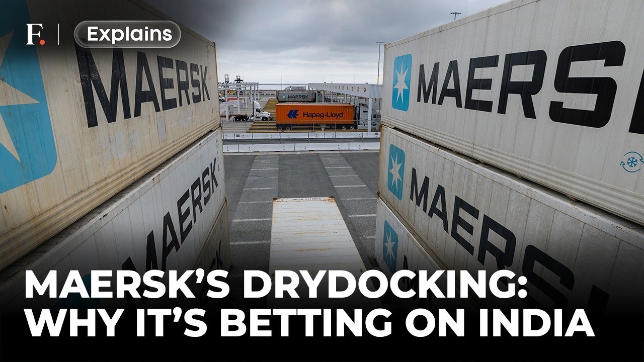 Maersk Sends Its First Ship To India For Drydocking: A Big Win For Indian Shipyards? | FP Explains