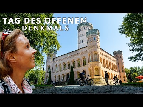 das Jadgschloss Granitz, viele Buchen, Raupen und ein Zug