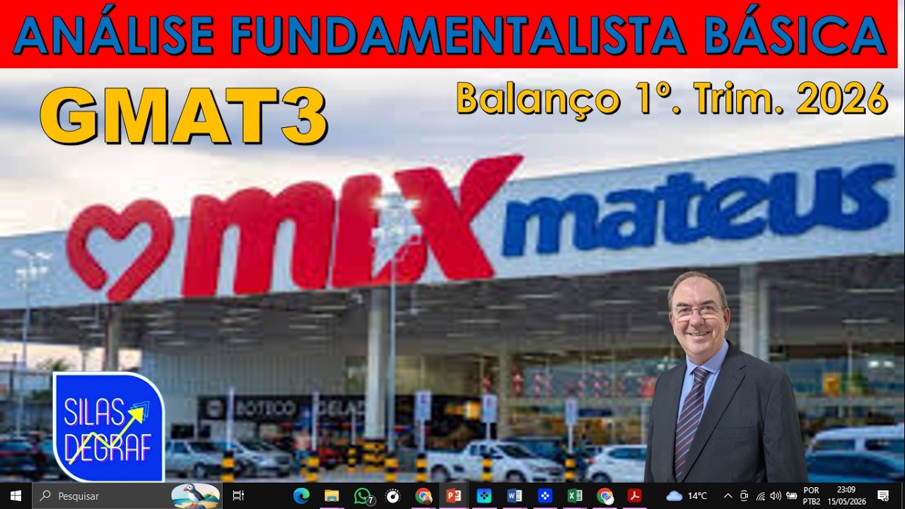 GMAT3 - GRUPO MATEUS S/A. ANÁLISE FUNDAMENTALISTA BÁSICA. PROF. SILAS DEGRAF. 1o. TRIM. 2026