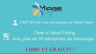Campagne d'affichage Miage Master.