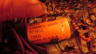How To Replace Big Capacitors - SHP Amplifier - Seeburg Jukebox