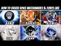 How To Create Voice Watermark Fonts Like KAMI BANKAI ATOMIC SLAX EZYY And ZANN