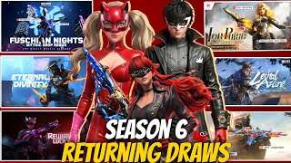 Season 6 All New Returning Lucky Draws 2026 | Mythic BP50+Mythic Switchblade is Back | CODM S6 Leaks