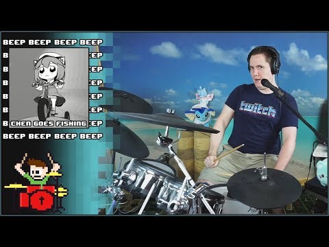 Chen Goes Fishing On Drums!