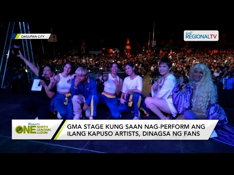 One North Central Luzon: GMA stage para sa Bangus Festival 2024, dinagsa ng fans