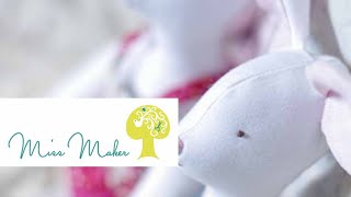 Easter Bunny free pattern and tutorial - Miss Maker