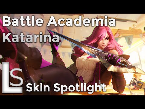 Battle Academia Katarina - Skin Spotlight - Battle Academia Collection - League of Legends