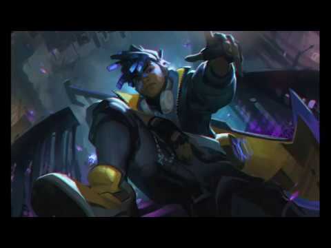 True Damage Ekko Splash Art Process Gif (League of Legends)