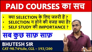 Reality of Paid courses for SSC CGL, CHSL, CPO