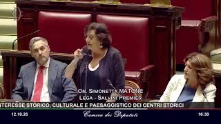 MATONE SULLA LEGGE MOLINARI: «PIÙ POTERI AI COMUNI PER TUTELARE BOTTEGHE E MADE IN ITALY»