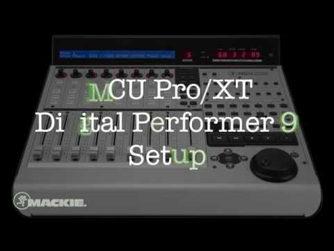 Mackie MCU Pro - Digital Performer 9 Setup