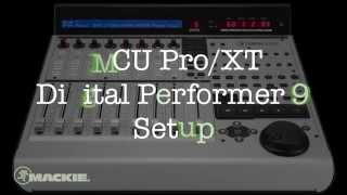 Video thumbnail for Mackie MCU Pro - Digital Performer 9 Setup by MackieTV