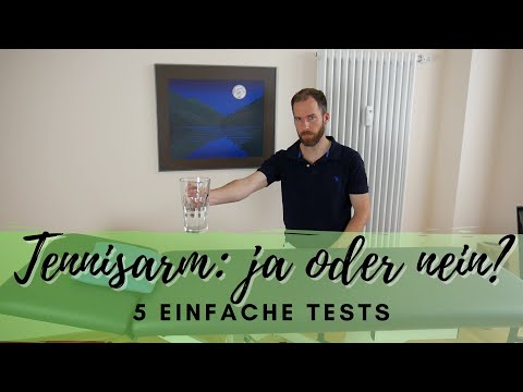 Tennisarm: ja oder nein? 5 einfache Tests