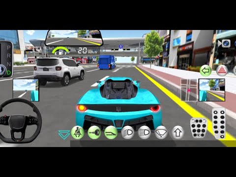 3D Driving Class Gameplay 🚗 | Realistic Car Driving & Parking Simulator (Android & iOS)