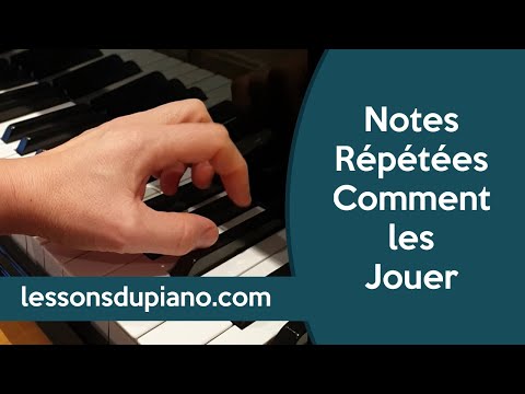 Repeated Notes on the Piano - How to Play Them