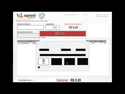 Vídeo de Treinamento Sammi NFCe - Tecnoweb
