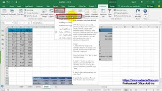 How to print multiple print areas on one page in Excel