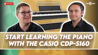 Video thumbnail for Start learning the piano with the Casio CDP-S160 by Gear4music Keys and Piano