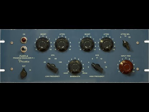 Acustica Audio | Purple P-1 - CPU Test