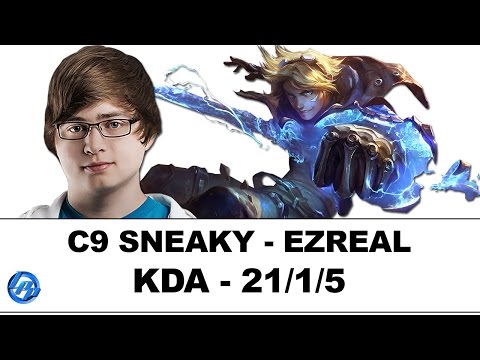 C9 Sneaky - Ezreal vs Sivir - NA Duo LemonNation