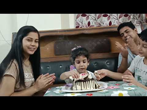 Shreyashi 4th B'day; Practice Cake