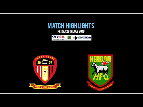Hayes & Yeading Utd v Hendon | HIGHLIGHTS | 29th July 2019