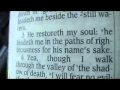 Psalm 23 King James Holy Bible