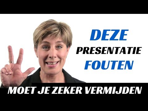 Giving a presentation? These are the mistakes you should definitely avoid!