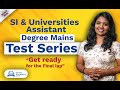 Test Series For Sub Inspector Of Police And University Assistant