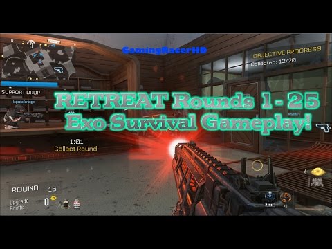 Call Of Duty: Advanced Warfare - "RETREAT" (Rounds 1-25) Exo Survival Gameplay! [1080p HD 60FPS]
