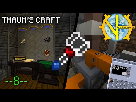 GregTech New Horizons EP8 - Magical Hammer and Polyethylene