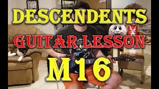 How to Play &quot;M16&quot; by the Descendents on Guitar