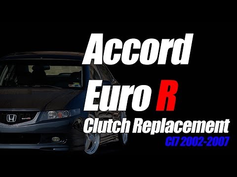 2002 - 2007 Honda Accord Euro R - Clutch Replacement - Sub Frame In Place