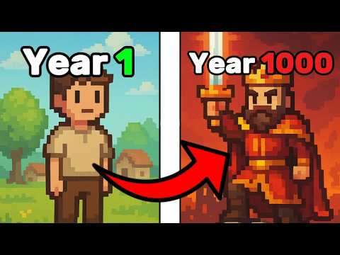 Following An INVINCIBLE Human for 1000 YEARS In WorldBox