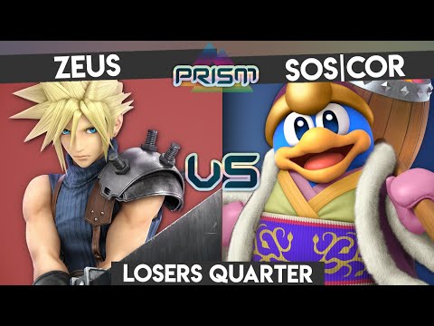 PRISM 217 - Zeus (Cloud) vs. SOS | Cor (King Dedede) - Losers Quarter - Smash Ultimate Singles