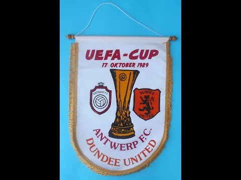 Full match UEFA Cup 2nd round 1st leg FC Antwerp - Dundee United 4-0 (17 October 1989)