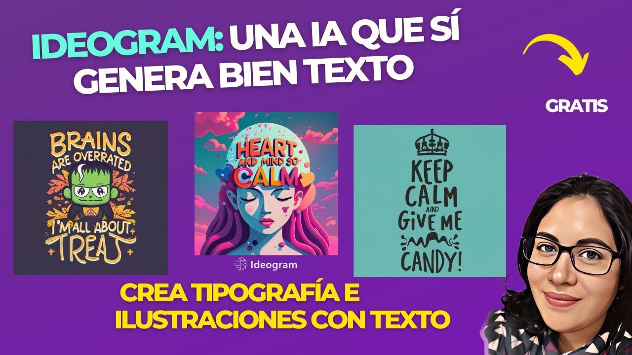 Cómo crear texto e ilustraciones con tipografía mediante Inteligencia Artificial - Tutorial de Ideogram AI