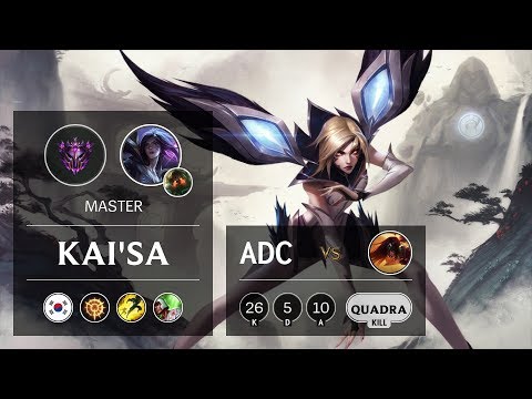 Kai'Sa ADC vs Sivir - KR Master Patch 9.13