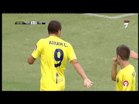 Gol de Airam Cabrera - Murcia Vs. Villarreal B - Jornada 10 (Temporada 2011-2012)