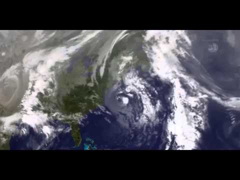 1991's Perfect Storm — From Space