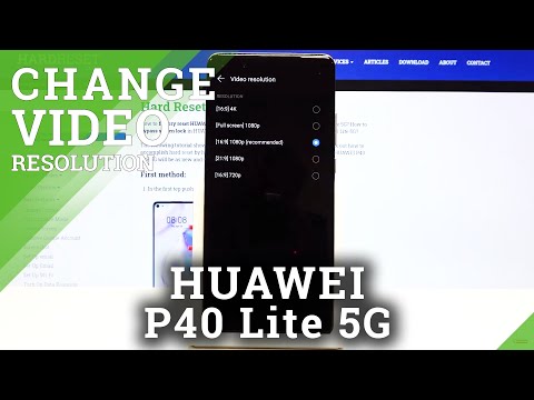 How to Change Video Resolution in Huawei P40 Lite 5G - Camera Settings